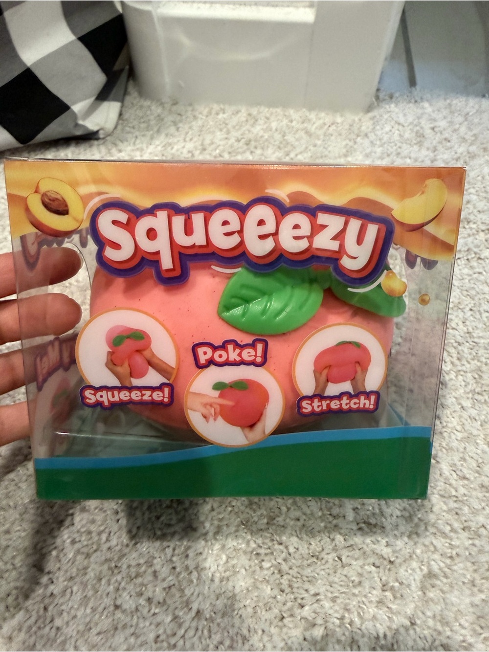 Peach Stress Toy by - Pink